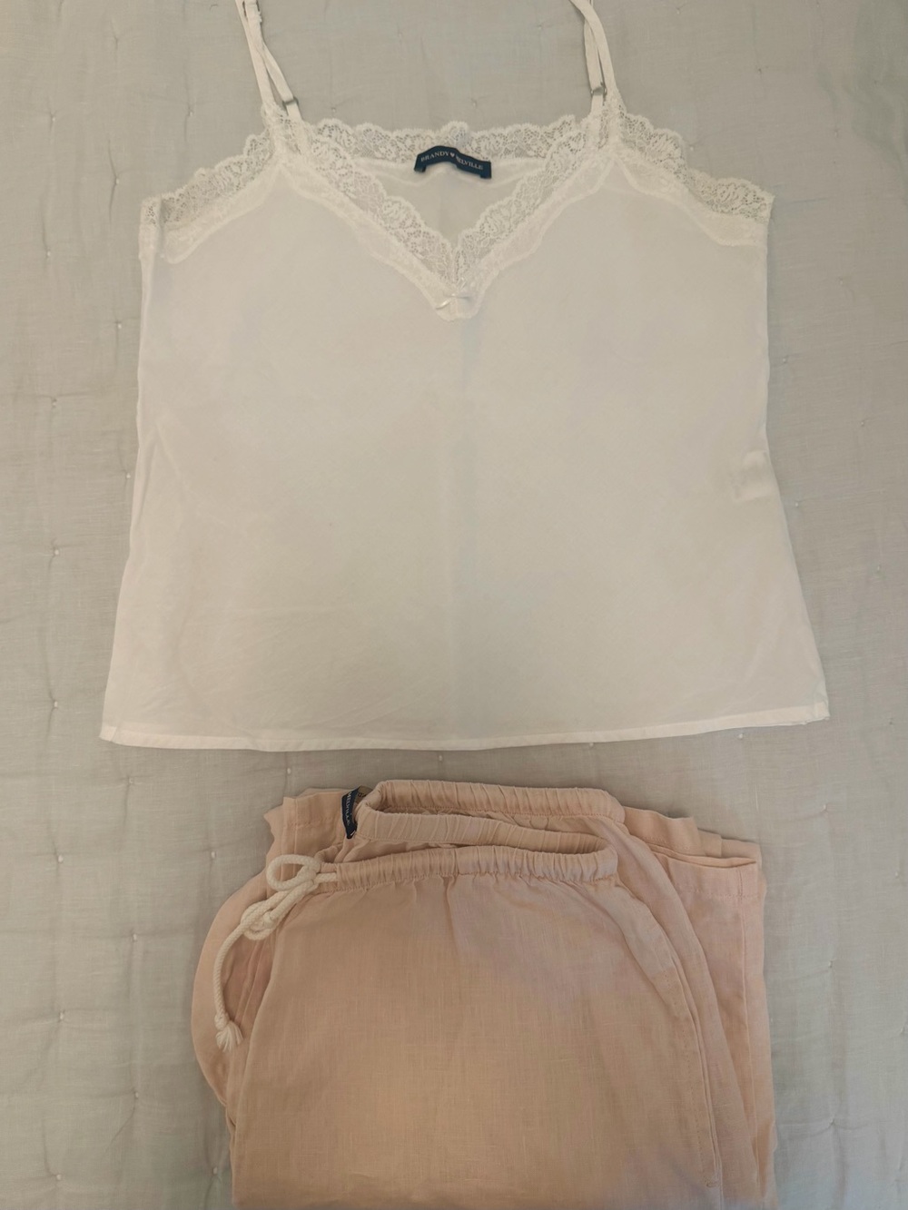 BRANDY MELVILLE ANASTASIA LINEN PANTS + TANK BUNDLE!